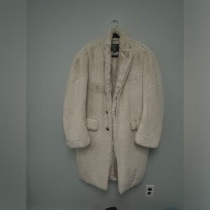 R13 Oversized Faux Fur Teddy Bear Coat. Size. XS